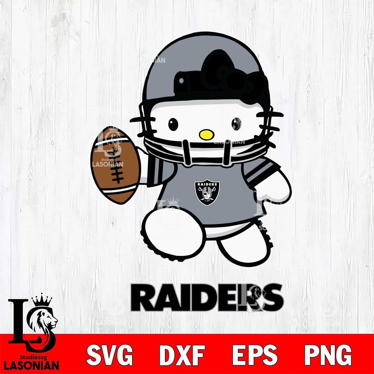 Las Vegas Raiders Hello Kitty Nfl 4 – lasoniansvg