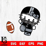 Las Vegas Raiders Hello Kitty sport 12 Svg Eps Dxf Png File, Digital Download, Instant Download