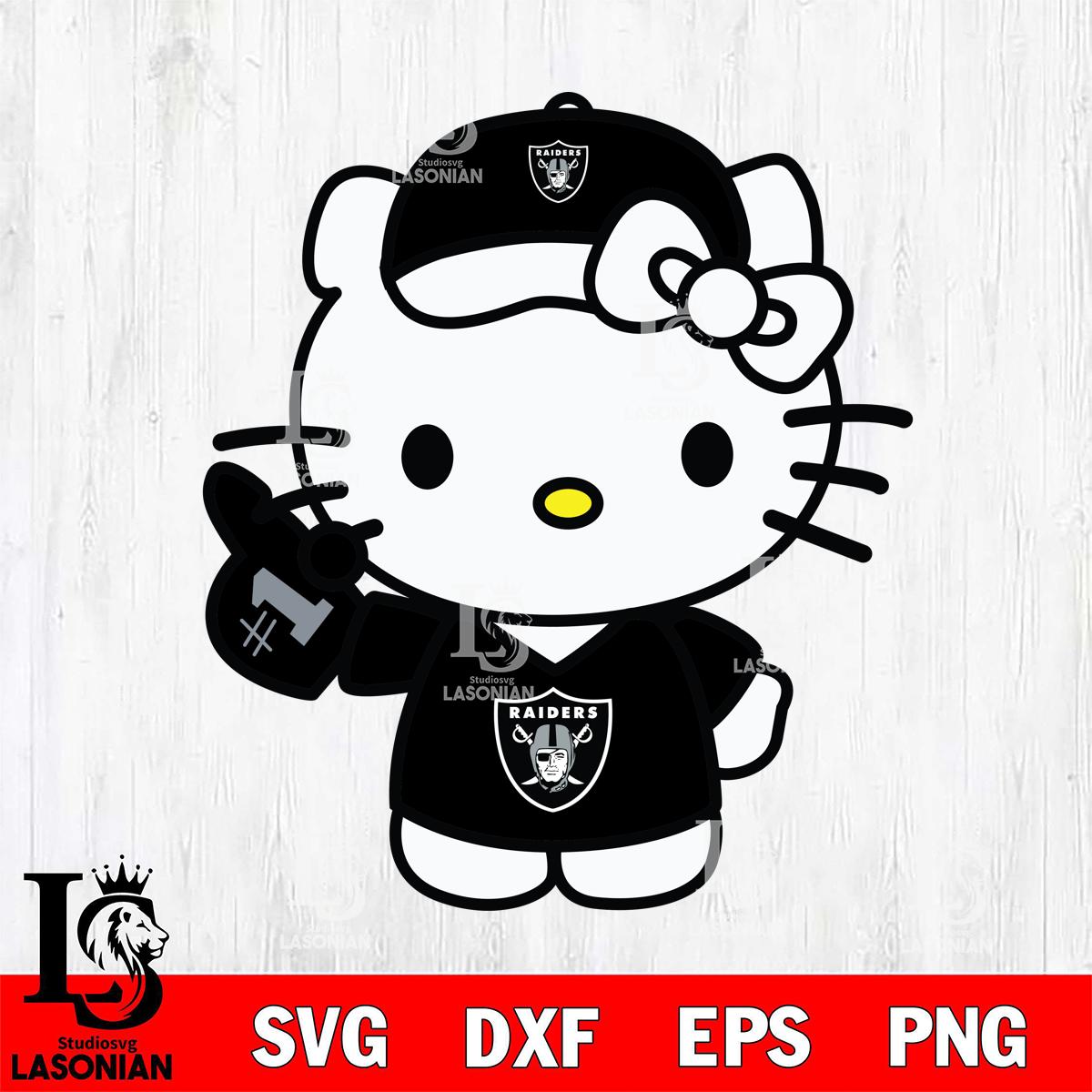 Las Vegas Raiders Hello Kitty sport 5 – lasoniansvg