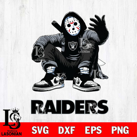 Las Vegas Raiders Jason Voorhees Halloween SVG Svg Eps Dxf Png File, Digital Download, Instant Download