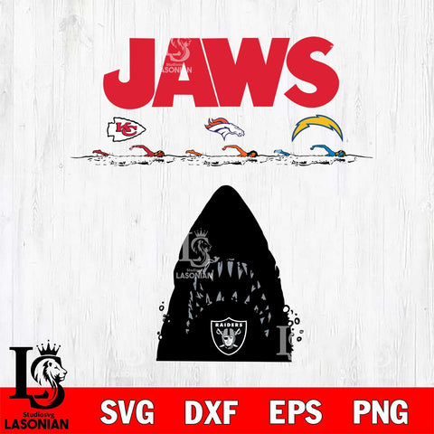 Las Vegas Raiders Jaws Eat Chiefs, Broncos, Chargers Svg Eps Dxf Png File, Digital Download, Instant Download
