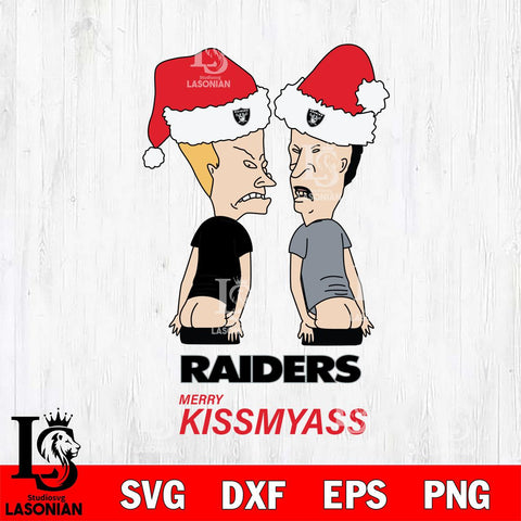 Las Vegas Raiders Merry KissMyass Svg Eps Dxf Png File,NFL Svg Files,Digital Download,Sublimation,Instant Download