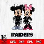 Las Vegas Raiders Mickey Minnie Mouse Pink Svg Eps Dxf Png File, Bundle NFl svg , File Cut , Digital Download , Instant Download, Laser Cut Svg Files