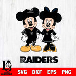 Las Vegas Raiders Mickey Minnie Rugby Svg Eps Dxf Png File, Bundle NFl svg , File Cut , Digital Download , Instant Download, Laser Cut Svg Files