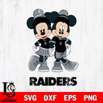 Las Vegas Raiders Mickey Minnie Valentine Football Svg Eps Dxf Png File, NFL svg , Digital Download , Instant Download, Cricut File