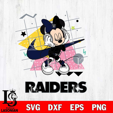Las Vegas Raiders Minnie Mouse Dancing SVG DXF EPS PNG FILE, Disney Father day File Cut,Digital Download,Instant Download,Disney Svg Files