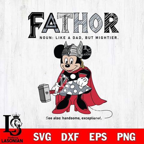 Las Vegas Raiders Minnie Mouse Fathor Sport Svg Eps Dxf Png File, NFL File Cut,Digital Download,Instant Download,Disney Svg Files