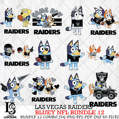 Las Vegas Raiders NFL Bundle 12 Svg Eps Dxf Png File, Digital Download, Instant Download