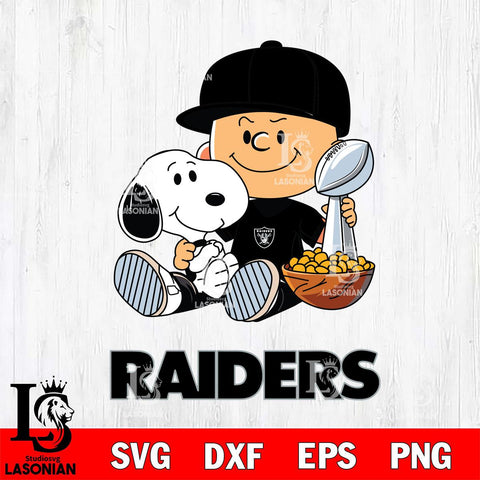 Las Vegas Raiders Peanuts Snoopy Champion football SVG DXF EPS PNG FILE,Snoopy File Cut, Nfl Digital Download,Instant Download, Silhouette