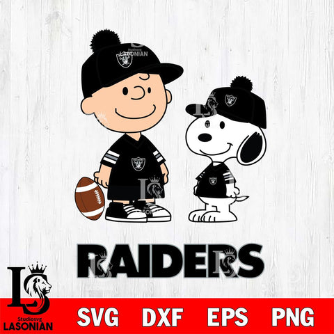 Las Vegas Raiders Peanuts Snoopy Friends Football SVG DXF EPS PNG FILE,Snoopy File Cut, Nfl Digital Download,Instant Download, Silhouette