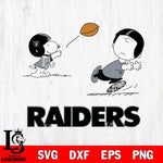 Las Vegas Raiders Peanuts play football SVG DXF EPS PNG FILE,Snoopy File Cut, Nfl Digital Download,Instant Download, Silhouette