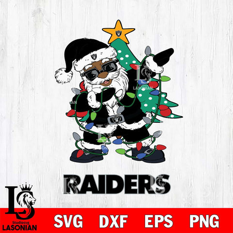 Las Vegas Raiders Santa Claus Ugly Christmas Svg Eps Dxf Png File,NFL Svg Files,Digital Download,Sublimation,Instant Download