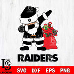 Las Vegas Raiders Santa Dabbing Christmas Svg Eps Dxf Png File,NFL Svg Files,Digital Download,Sublimation,Instant Download