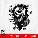 Las Vegas Raiders Savage Skull SVG