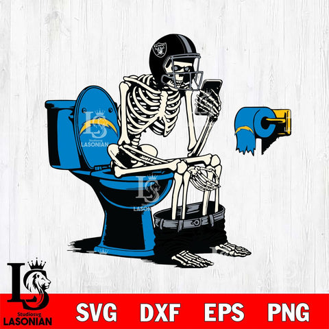 Las Vegas Raiders Shit On Los Angeles Chargers Svg Eps Dxf Png File, Digital Download, Instant Download
