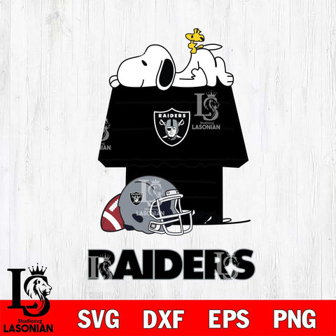 Las Vegas Raiders Snoopy Chill Football SVG DXF EPS PNG FILE,Snoopy File Cut, Nfl Digital Download,Instant Download, Silhouette