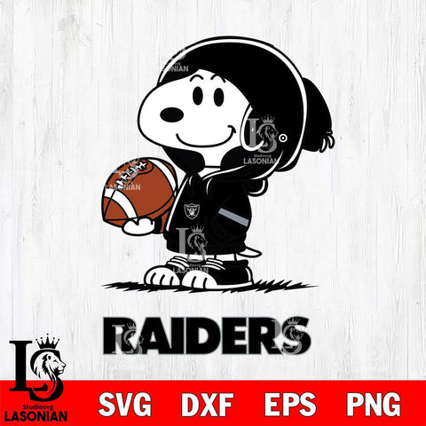 Las Vegas Raiders Snoopy Football Svg Eps Dxf Png File, NFL svg , Digital Download , Instant Download, Cricut File