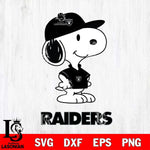 Las Vegas Raiders Snoopy Football sport SVG DXF EPS PNG FILE,Snoopy File Cut, Nfl Digital Download,Instant Download, Silhouette
