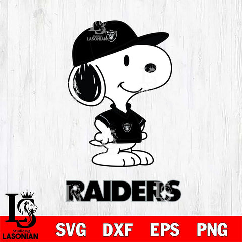 Las Vegas Raiders Snoopy Football sport SVG DXF EPS PNG FILE,Snoopy File Cut, Nfl Digital Download,Instant Download, Silhouette