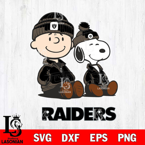 Las Vegas Raiders Snoopy and Charlie Sport Svg Eps Dxf Png File, Cut file Digital Download ,Instant Download, Cricut File