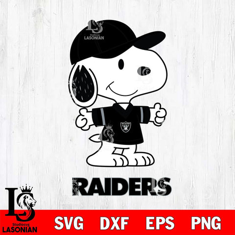 Las Vegas Raiders Snoopy football SVG DXF EPS PNG FILE,Snoopy File Cut, Nfl Digital Download,Instant Download, Silhouette