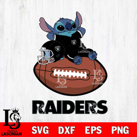 Las Vegas Raiders Stitch Big NFL football SVG DXF EPS PNG FILE, NFL File Cut, Digital Download,Instant Download, Silhouette, Cricut