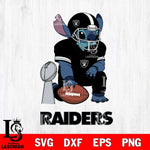 Las Vegas Raiders Stitch Vince Lombardi Trophy SVG DXF EPS PNG FILE, NFL File Cut, Digital Download,Instant Download, Silhouette, Cricut