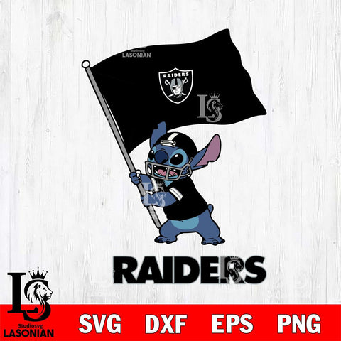 Las Vegas Raiders Stitch flag SVG DXF EPS PNG FILE, NFL File Cut, Digital Download,Instant Download, Silhouette, Cricut
