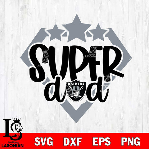 Las Vegas Raiders Supper Dad Svg Eps Dxf Png File, Digital Download, Instant Download