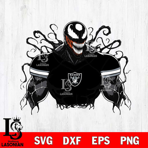 Las Vegas Raiders Venom Marvel Svg Eps Dxf Png File, Digital Download, Instant Download