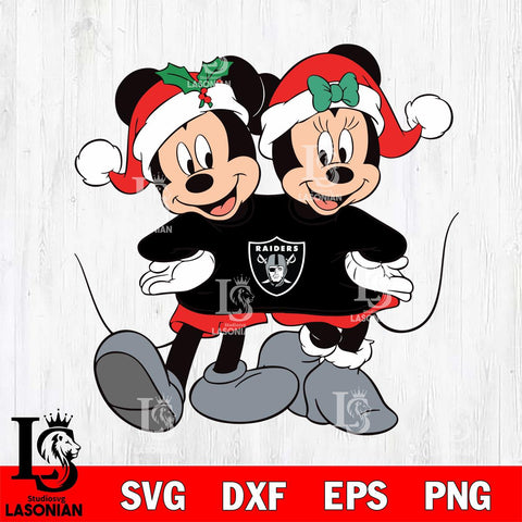 Las Vegas Raiders mickey christmas 11 Svg Eps Dxf Png File, Digital Download, Instant Download