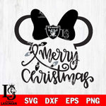 Las Vegas Raiders mickey christmas 3 Svg Eps Dxf Png File, Digital Download, Instant Download