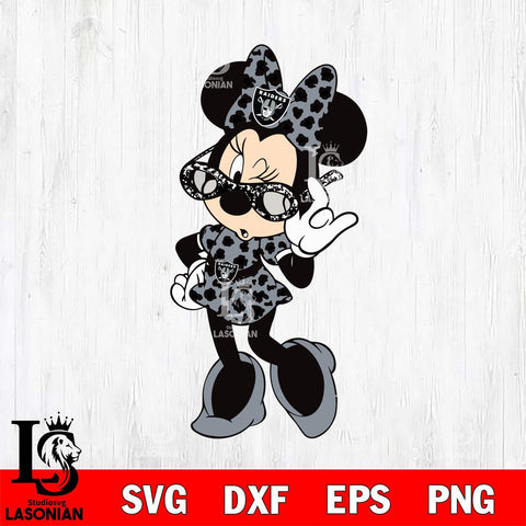 Las Vegas Raiders mickey christmas 6 Svg Eps Dxf Png File, Digital Download, Instant Download