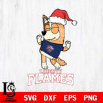 Liberty Flames Bluey Chilli Happy Christmas Svg Eps Dxf Png File, Digital Download