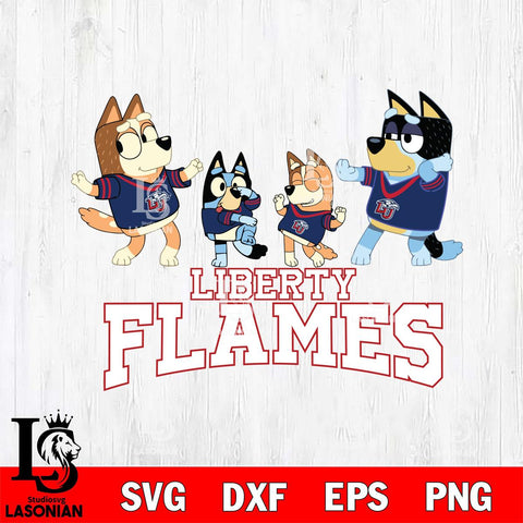 Liberty Flames Bluey Dance Squats Svg Eps Dxf Png File, Digital Download, Instant Download