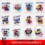 Liberty Flames Disney Rad Dad NCAA Bundle 12 SVG DXF EPS PNG FILE, BUNDLE NCAA Disney Father day File Cut,Digital Download,Instant Download,Disney Svg Files