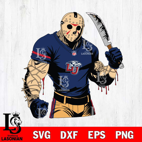 Liberty Flames Jason Voorhees Horror 8 Svg Eps Dxf Png File, NCAA svg, Digital Download, Instant Download