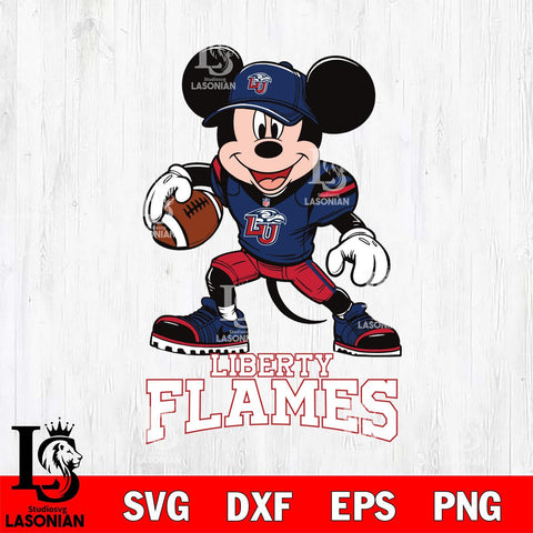 Liberty Flames Mikey Mouse Disney, Svg Eps Dxf Png File, Digital Download