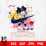 Liberty Flames Minnie Mouse Dancing SVG DXF EPS PNG FILE, NCAA File Cut,Digital Download,Instant Download