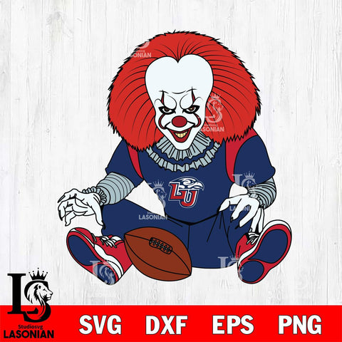 Liberty Flames Pennywise Horror Sport 6 Svg Eps Dxf Png File, Digital Download