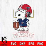 Liberty Flames Snoopy Player Football SVG DXF EPS PNG FILE,Snoopy File Cut, NCAA Digital Download,Instant Download,Christmas Silhouette