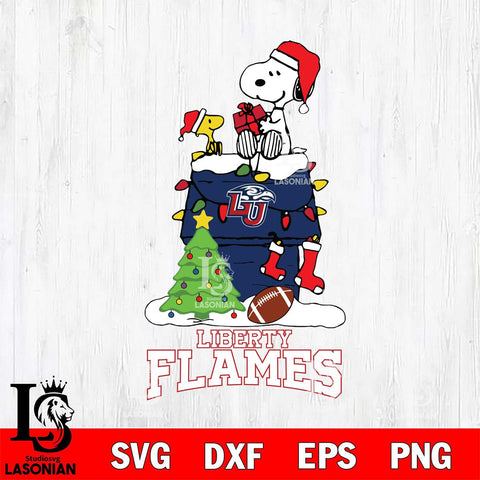 Liberty Flames Snoopy Sport 11 Svg Eps Dxf Png File, Digital Download