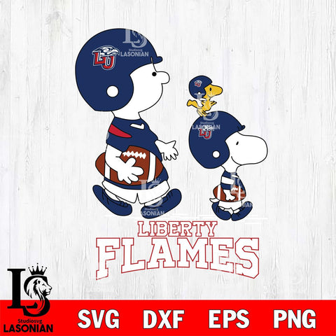 Liberty Flames Snoopy Sport Svg Eps Dxf Png File, Digital Download
