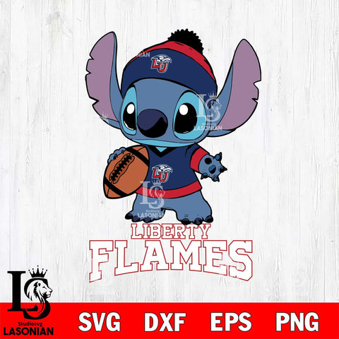 Liberty Flames Stitch Disney, Svg Eps Dxf Png File, Digital Download