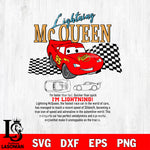 Lightning MC Queen SVG DXF EPS PNG FILE, File Cut, Digital Download,Instant Download, Silhouette