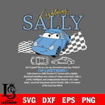 Lightning Sally SVG DXF EPS PNG FILE, Digital Download,Instant Download, Silhouette