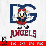 Los Angeles Angels Dolce And Gabbana Daisy Duck Disney Svg Eps Dxf Png File, Digital Download, Instant Download