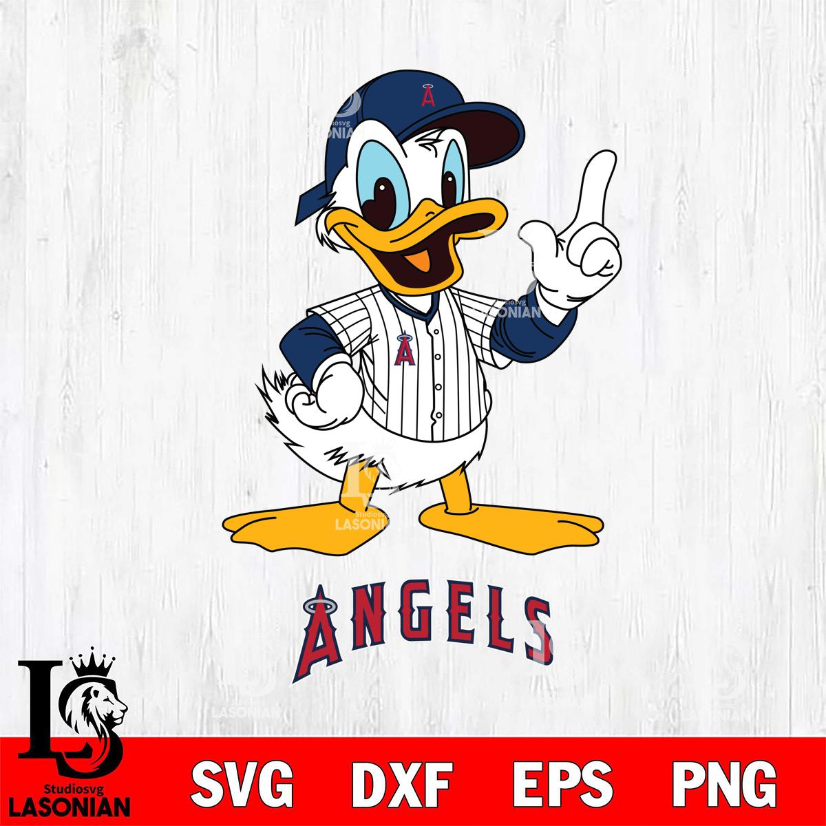 Los Angeles Angels Donald Duck MLB – lasoniansvg