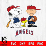Los Angeles Angels Game the Peanuts Sport Svg Eps Dxf Png File, MLB File Cut,Digital Download,Instant Download,MLB Svg Files