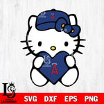 Los Angeles Angels Hello Kitty sport 4 Svg Eps Dxf Png File, Digital Download, Instant Download